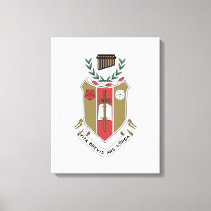 Sigma Alpha Iota Music Fraternity Crest Canvas Print