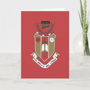 Sigma Alpha Iota Music Fraternity Crest Card