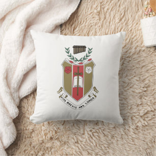 Sigma Alpha Iota Music Fraternity Crest Cushion