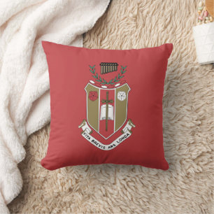 Sigma Alpha Iota Music Fraternity Crest Cushion
