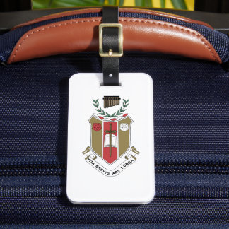 Sigma Alpha Iota Music Fraternity Crest Luggage Tag
