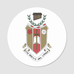 Sigma Alpha Iota Music Fraternity Crest Name Tag