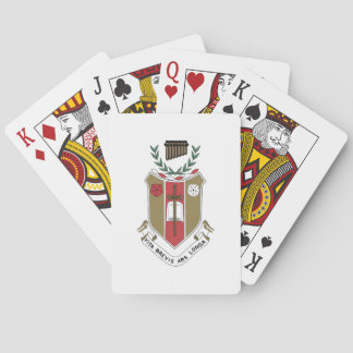 Sigma Alpha Iota Music Fraternity Crest Playing Cards