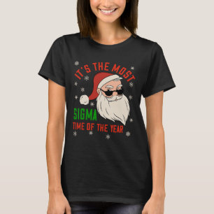 Sigma Christmas Sigma Santa Teenage Boys Funny Xma T-Shirt