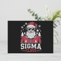Sigma Claus Cool Santa Christmas Rizz Rizzler Meme
