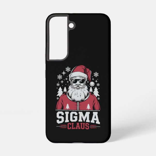 Sigma Claus Cool Santa Christmas Rizz Rizzler Meme Samsung Galaxy S22 Case (Back)