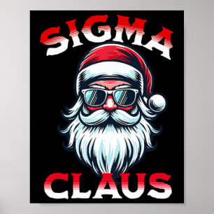 Sigma Claus Funny Christmas Poster