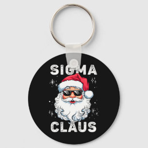 Sigma Claus Santa Funny Christmas Rizz Male The Ri Key Ring
