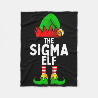 Sigma Elf Matching Family Christmas Funny Silly Te Fleece Blanket