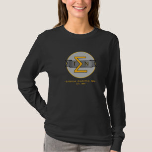 Sigma Gamma Nu Long Sleeve Shirt (gold letters)
