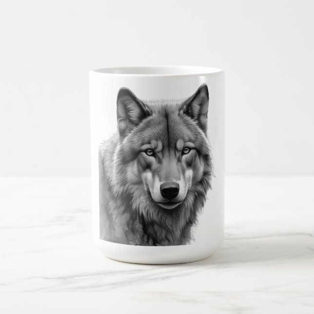 Sigma Male Lone Wolf Coffee Mug (Center)