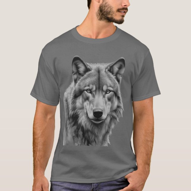 Sigma Male Lone Wolf T-Shirt (Front)