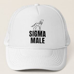 Sigma Male Lone Wolf Trucker Hat