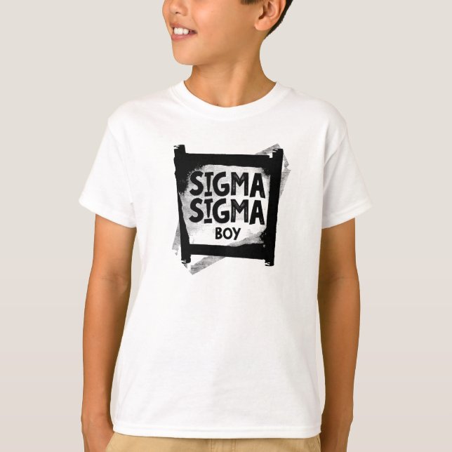 Sigma Sigma Boy T-Shirt (Front)