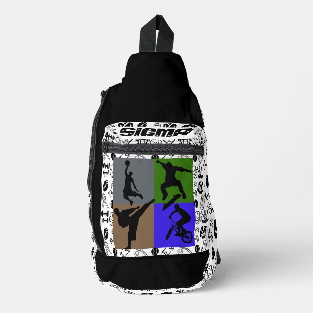 "SIGMA" Sports Silhouettes Sling Bag (Front)