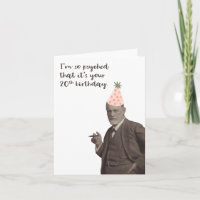 Sigmund Freud Funny 20th Birthday Psychology