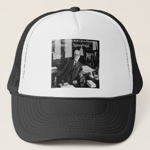 Sigmund Freud In His Office & Funny Cat Quote Trucker Hat