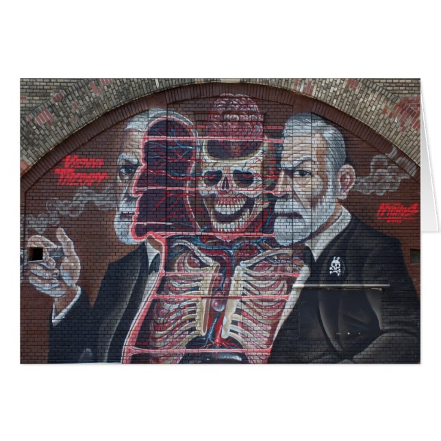 Sigmund Freud Street Art (Front Horizontal)