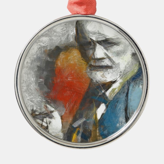 Sigmund Metal Tree Decoration (Front)