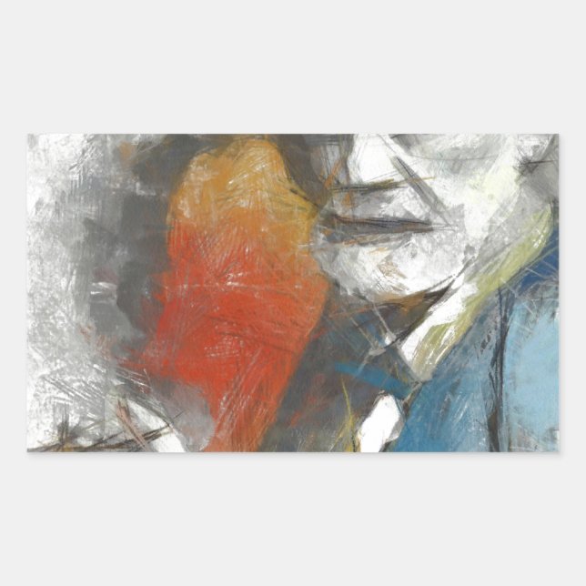 Sigmund Rectangular Sticker (Front)