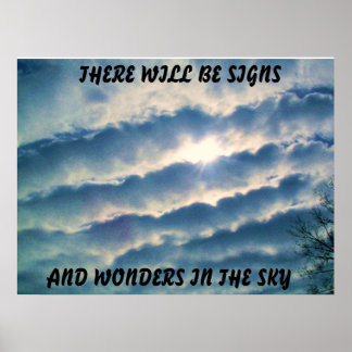 SIGN AND WONDERS IN THE SKY POSTER