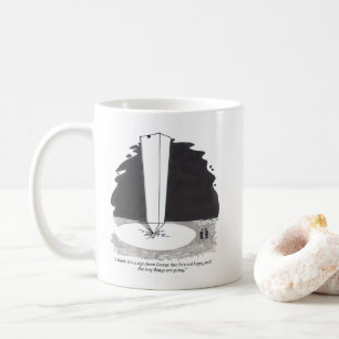 Sign From George right hand cartoon mug