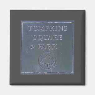Sign From Tompkins Square Park New York City  Magnet