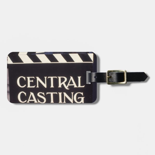 Sign in English CENTRAL CASTING Luggage Tag (Front Horizontal)