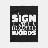 Sign Is Worth A Thousand Words American Sign Langu