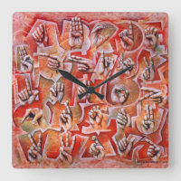 Sign Language clock