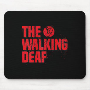 Sign Language Coach Deaf Awareness Gift Black  Mouse Pad