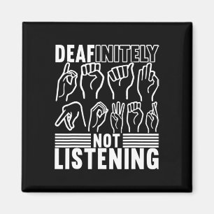 Sign Language Deaf Awareness 1 Magnet