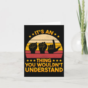 Sign Language Deaf Awareness And Asl 1  Card