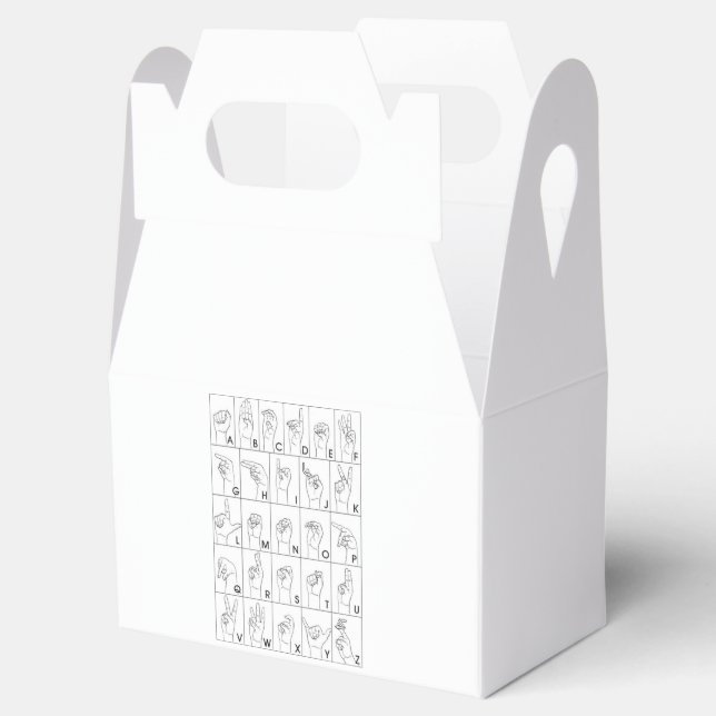 SIGN LANGUAGE gift box (Opened)