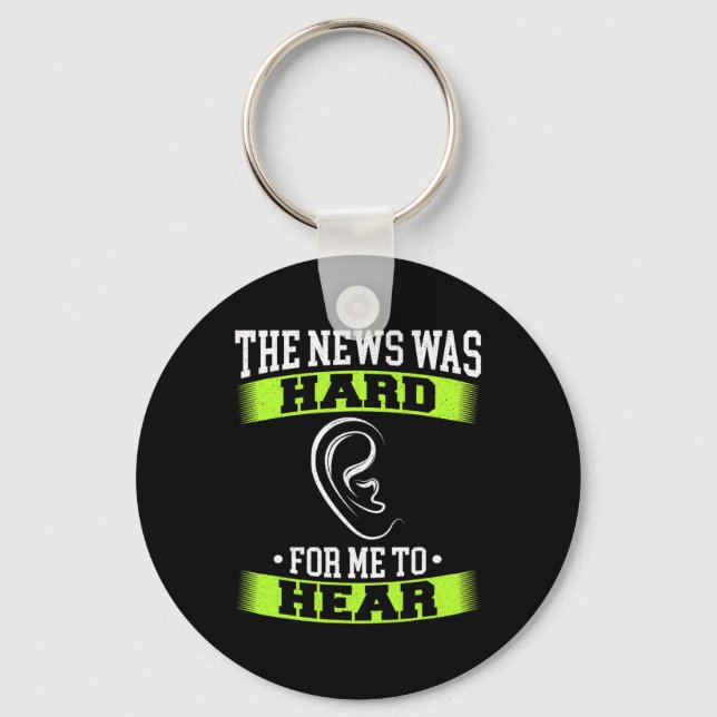 Sign Language Hand Interpreter Asl Deaf Awareness  Key Ring (Front)