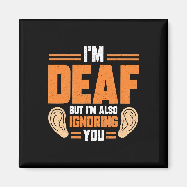 Sign Language Hand Interpreter Asl Deaf Awareness  Magnet (Front)