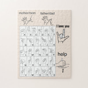 SIGN LANGUAGE jigsaw puzzle