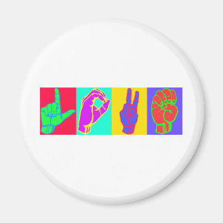Sign Language LOVE Magnet