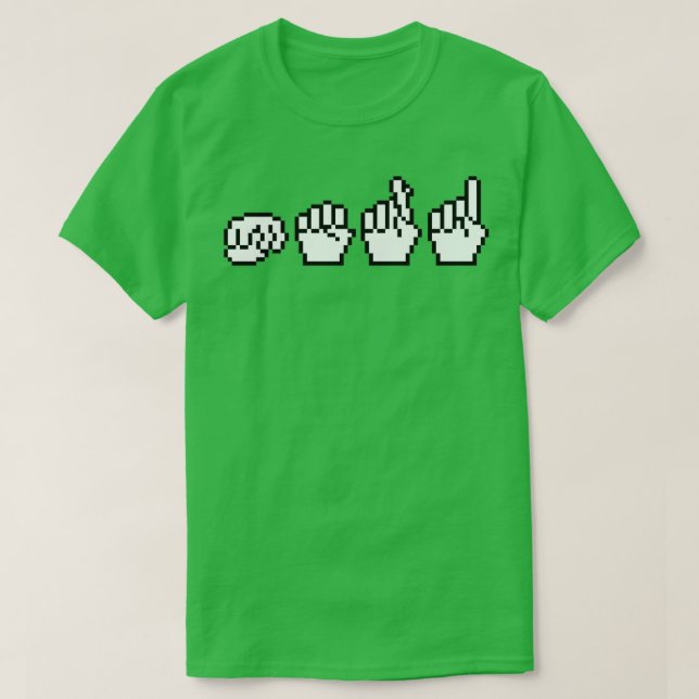 Sign Language Nerd T-Shirt (Design Front)