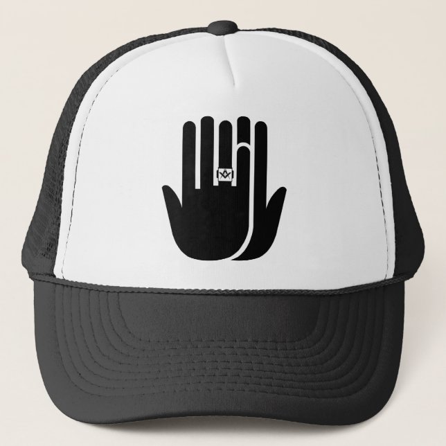 Sign of the Mason Trucker Hat (Front)