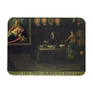 Sign of the Venetian Pharmacists' Guild, 1729 (pan Magnet