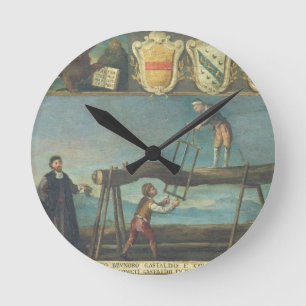 Sign of the Venetian Saw Mill Workers' Guild, 1445 Round Clock