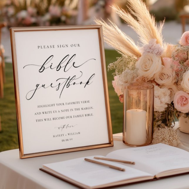 Sign Our Bible Wedding Guestbook (Creator Uploaded)