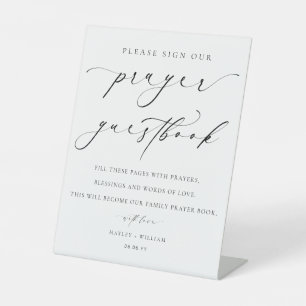 Sign Our Prayer Wedding Guestbook