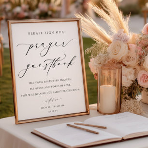 Sign Our Prayer Wedding Guestbook