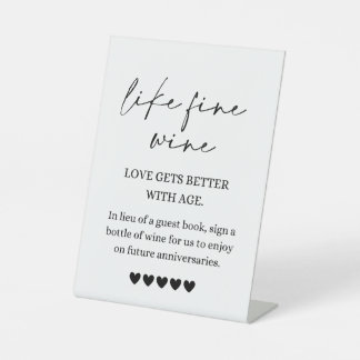 sign our wine guestbook