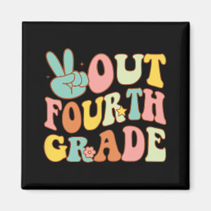 Sign Out Fourth Grade Groovy Last Day School 4th G Magnet