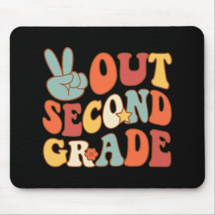 Sign Out Second Grade Groovy 2nd Last Days School  Mouse Pad