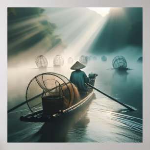 Sign saying Silence on the waters of Vietnam