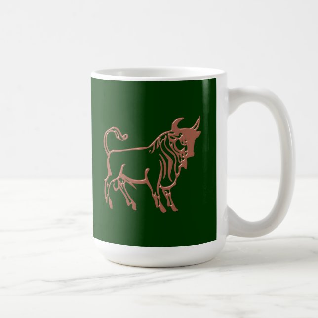 sign Stier zodiac sign Taurus Coffee Mug (Right)